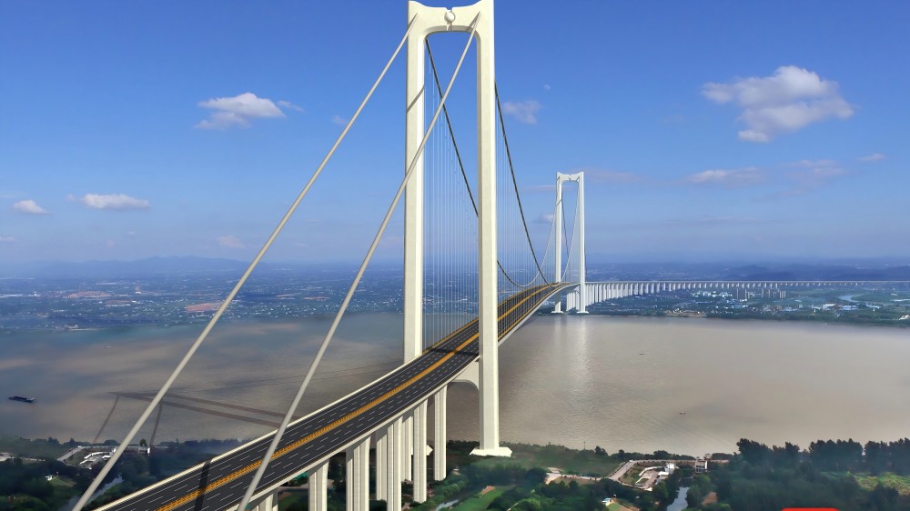 項(xiàng)目現(xiàn)場(chǎng)：江蘇龍?zhí)堕L(zhǎng)江大橋(1)